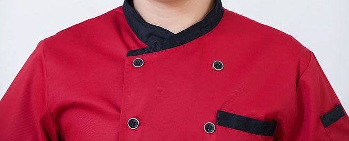 廚房制服, 廚房衫, Zenus Uniform廚房衣 - white uniform detail 1