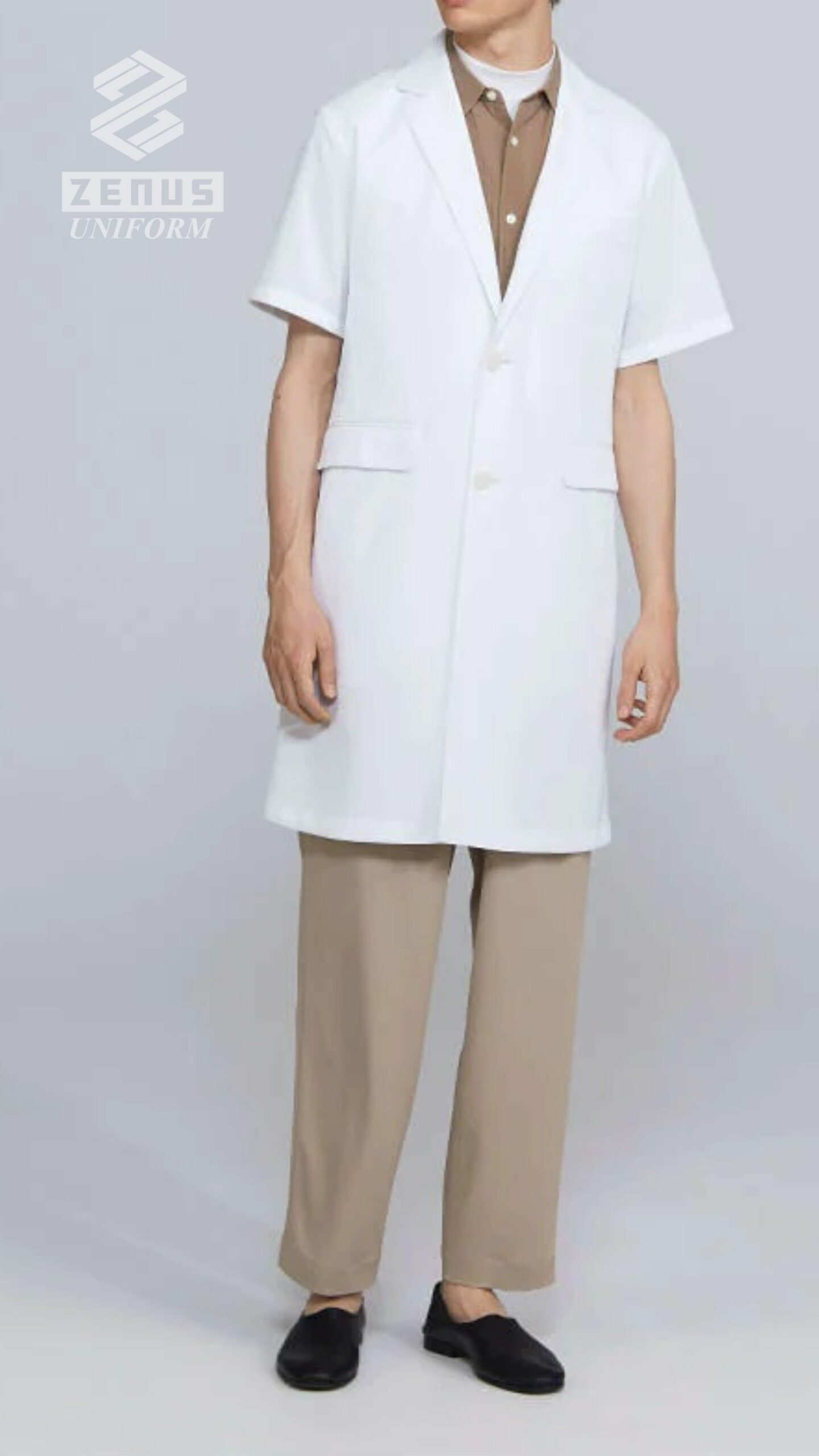 Lab袍, 實驗室袍哪裡買, 實驗室白袍 -model04