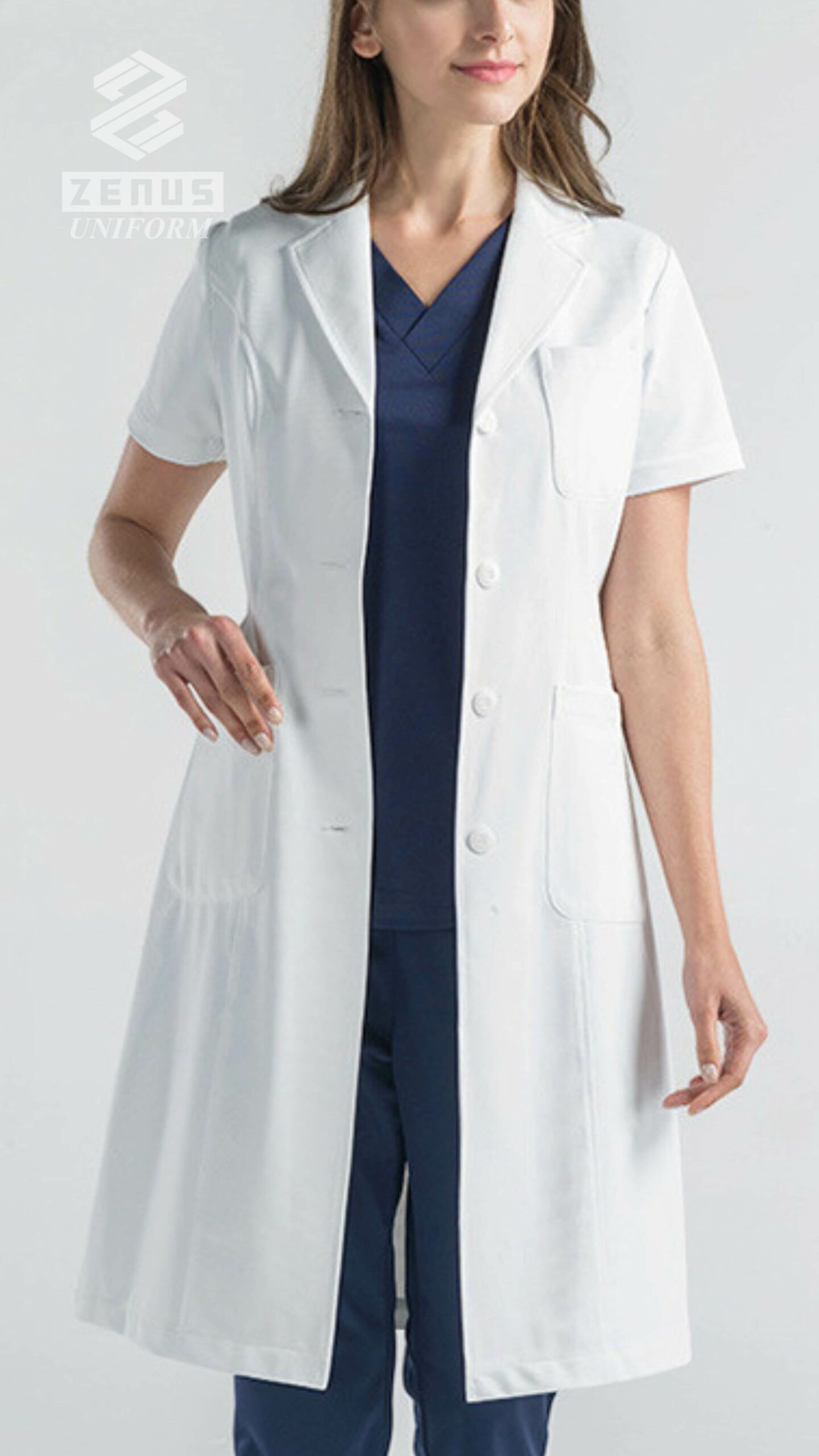 醫生袍, 醫師袍, Zenus Uniform 醫生衫 -pic004