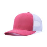 貨車帽, 卡車帽, 卡車司機帽 2_粉紅色+白色