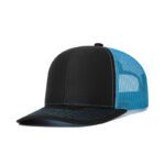貨車帽, 卡車帽, 卡車司機帽 2_黑色+藍色